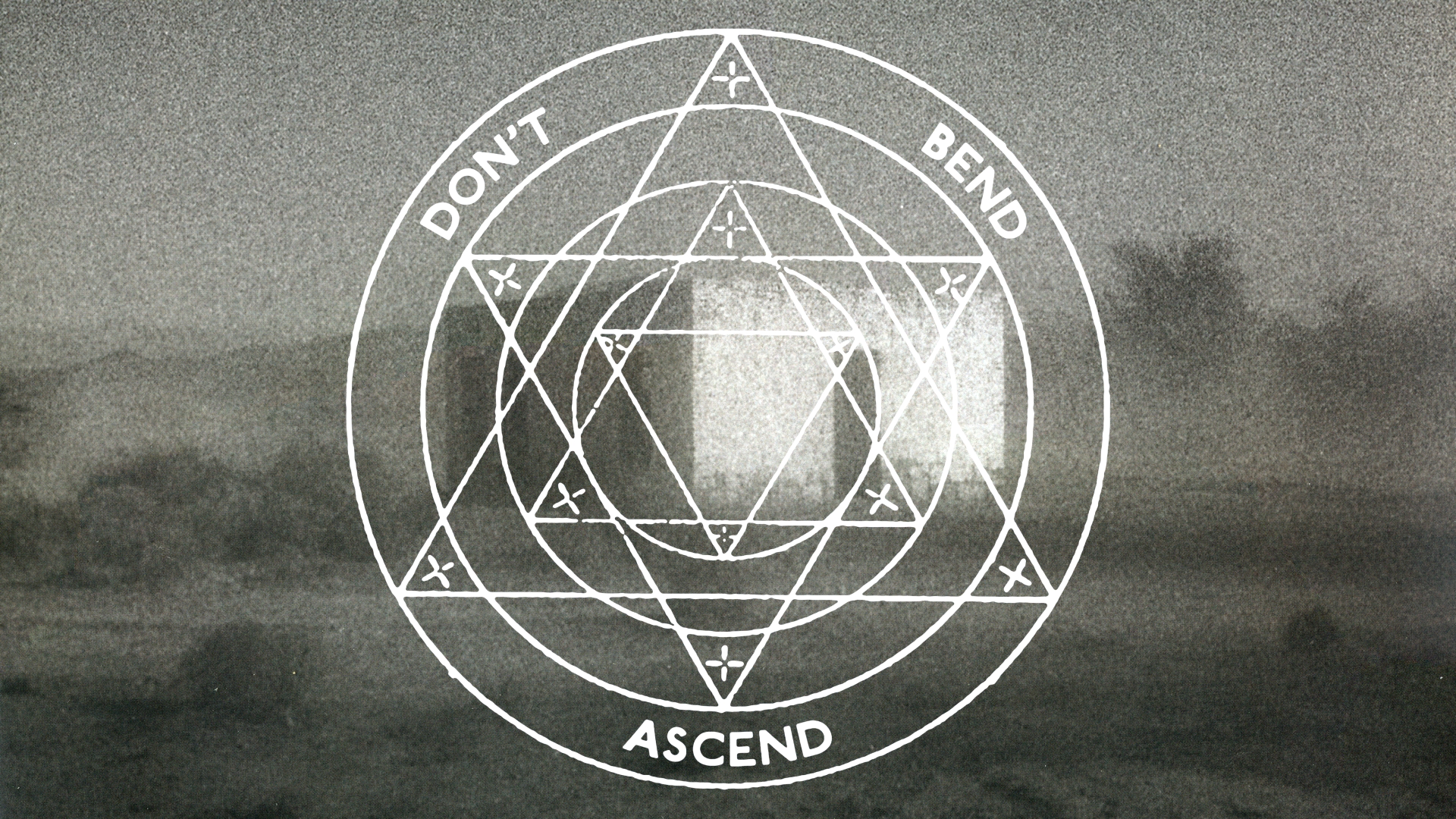 This meme features a drawing of a circle with a triangle pointing up, surrounded by a circle with the text "Don't" and "Bend" on the top and bottom, respectively. The text "It's" is written in the center of the triangle, and the text "Don't" and "Bend" are on the sides of the triangle.